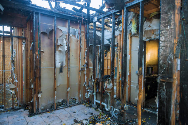 Professional Emergency Fire Cleanup technician working in Greenville, IN